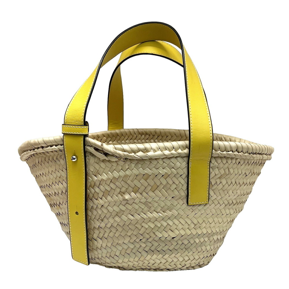 LOEWE Basket Bag Straw Tan Yellow